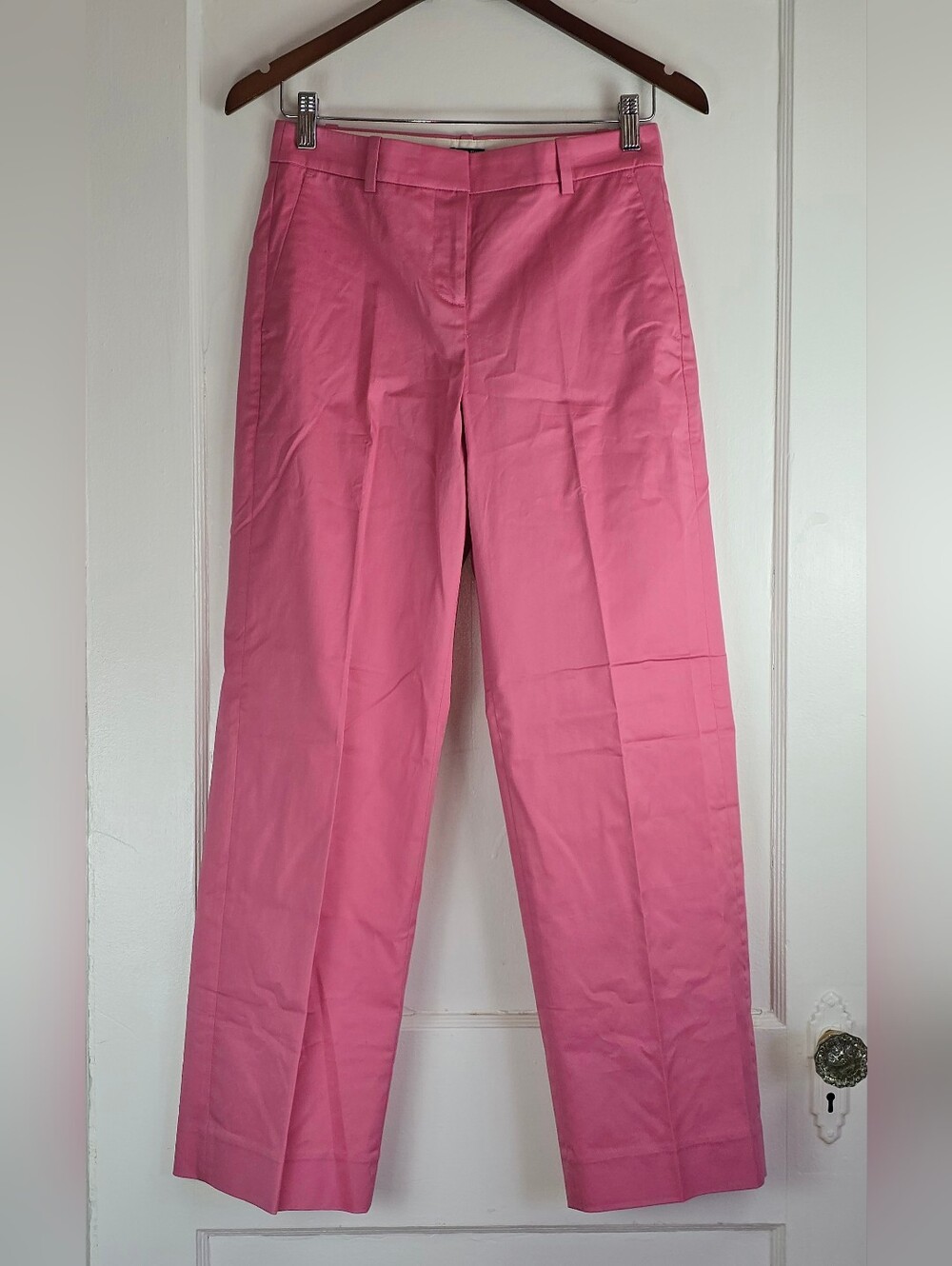 J. Crew Pink Chino Mid Rise Trousers  Inseam 29" NEW 2P